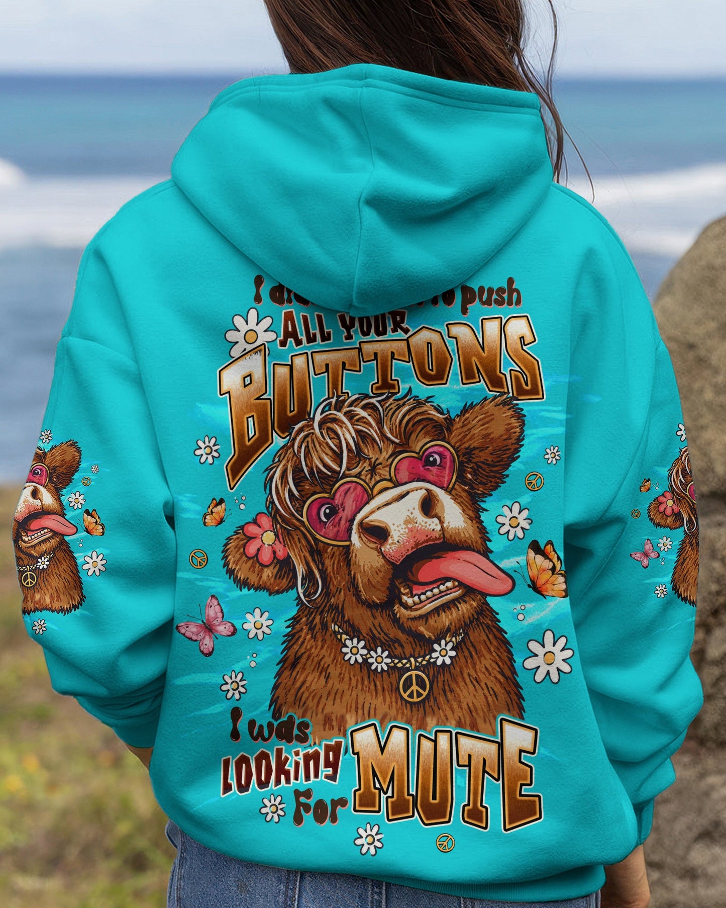 I DIDN'T MEAN TO PUSH COW ALL OVER PRINT  - TLTW1506261