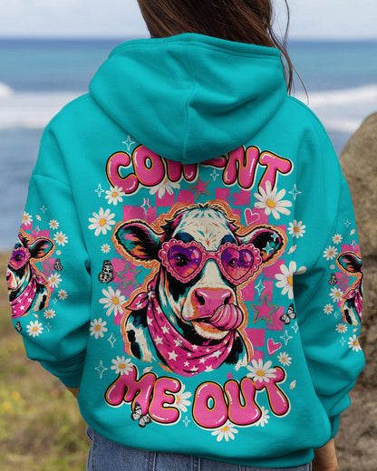 COW-NT ME OUT FUNNY ALL OVER PRINT - TLNT1306262