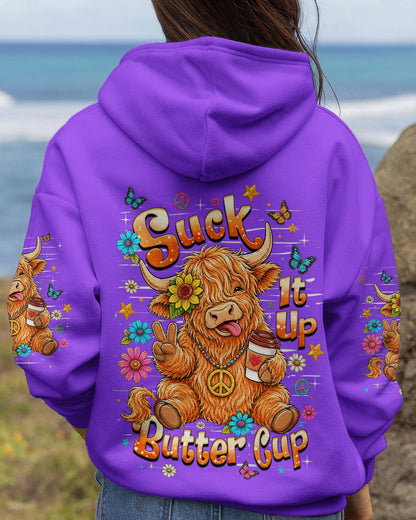 SUCK IT UP BUTTERCUP COW  ALL OVER PRINT   - TLHN0806265