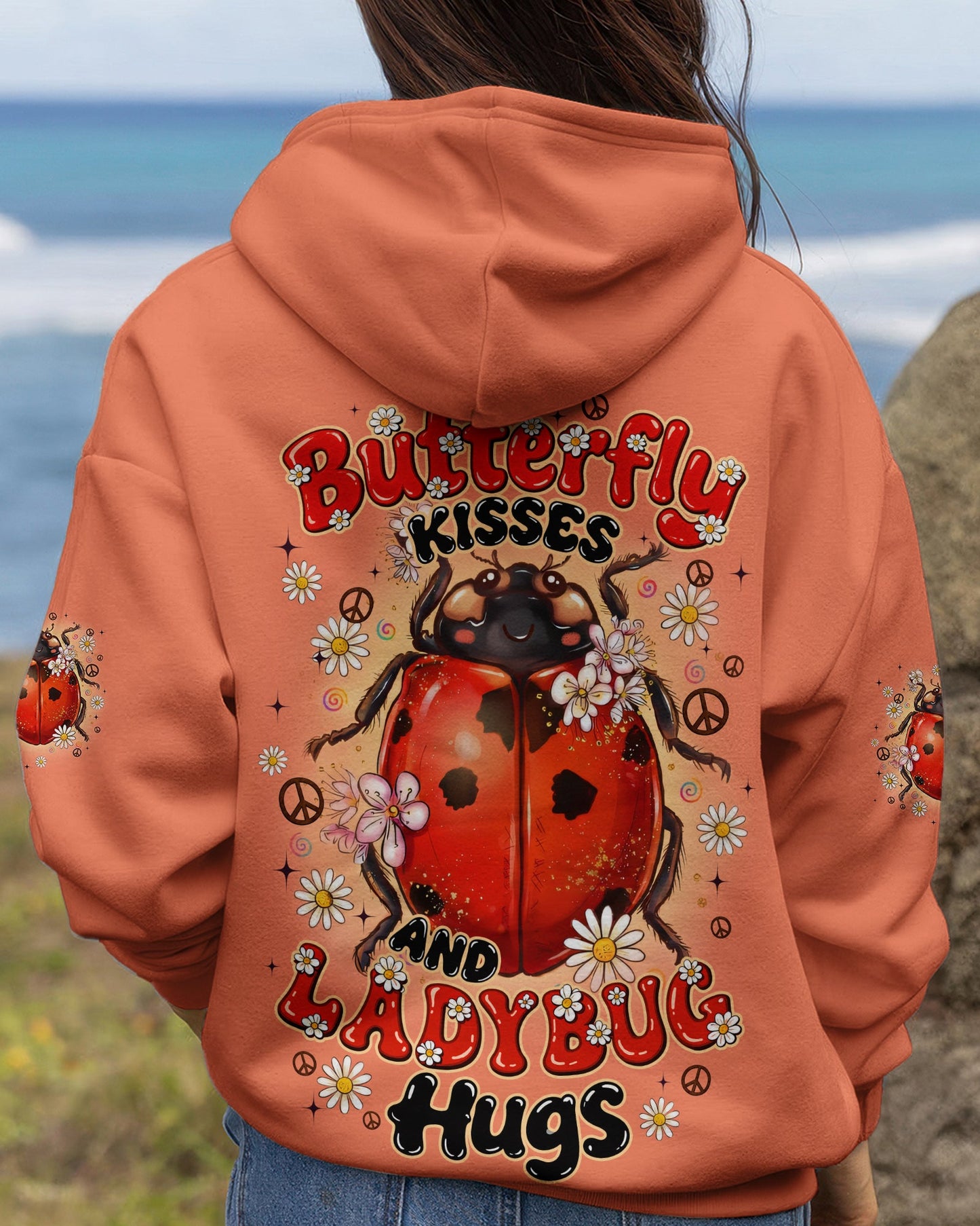BUTTERFLY KISSES AND LADYBUG HUGS ALL OVER PRINT - TYQY0705262