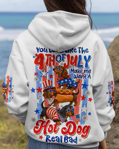 YOU LOOK LIKE THE 4TH OF JULY DACHSHUND DOG ALL OVER PRINT - TYQY0306262