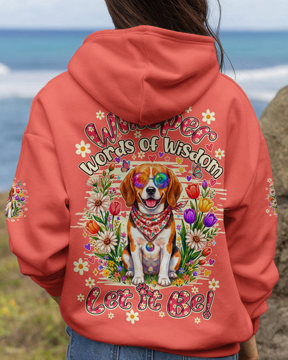 WHISPER WORDS OF WISDOM LET IT BE BEAGLE DOG ALL OVER PRINT ALL OVER PRINT - TY1305261
