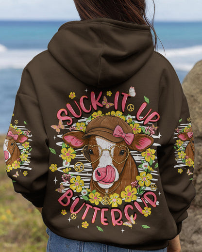 SUCK IT UP BUTTERCUP COW ALL OVER PRINT - TLNT1806264