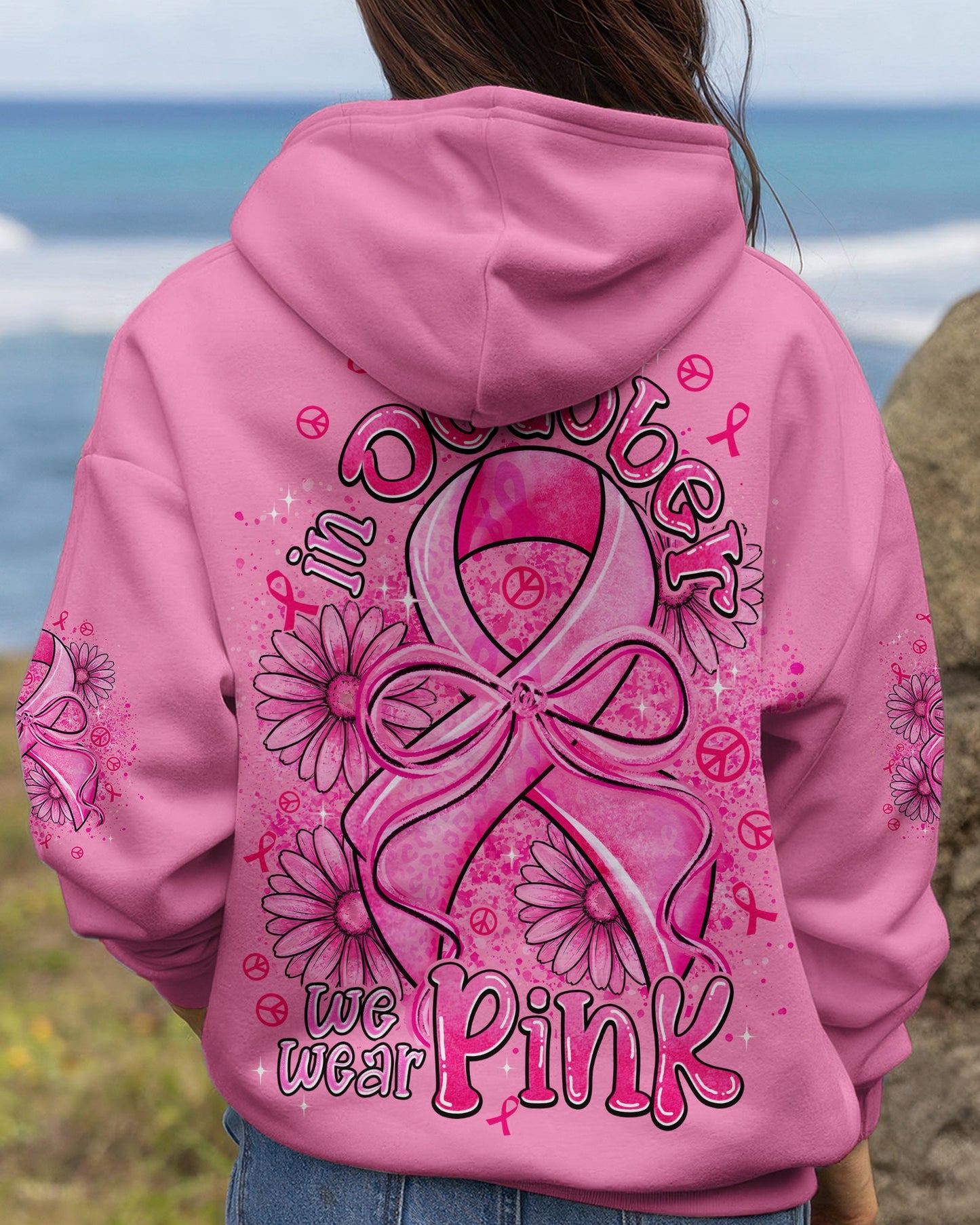 IN OCTOBER WE WEAR PINK BREAST CANCER AWARENESS ALL OVER PRINT - TYPQ2506262
