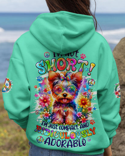I'M NOT SHORT YORKSHIRE TERRIER DOG ALL OVER PRINT - TYQY1405263