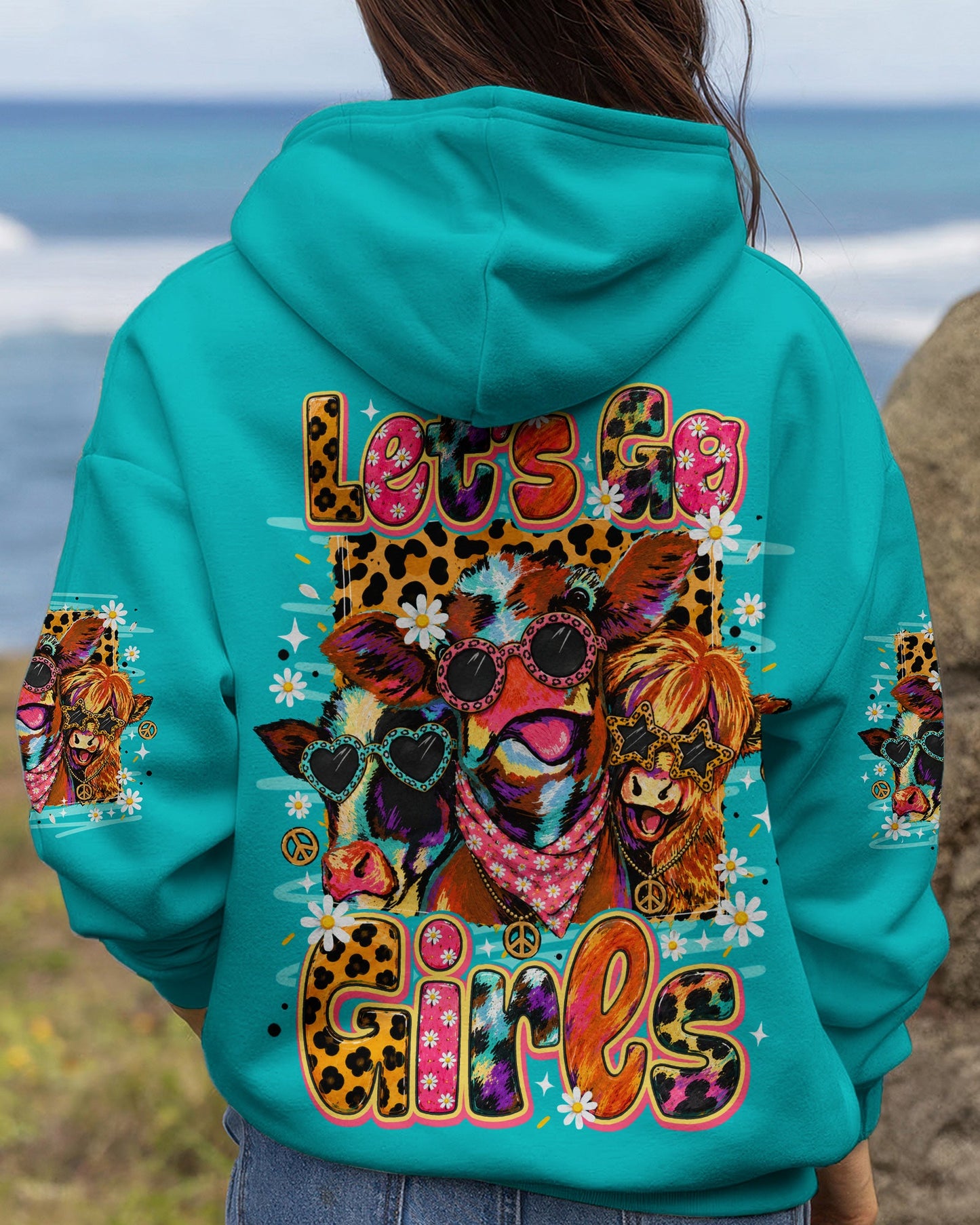LET'S GO GIRLS COW ALL OVER PRINT - TLNO1806261