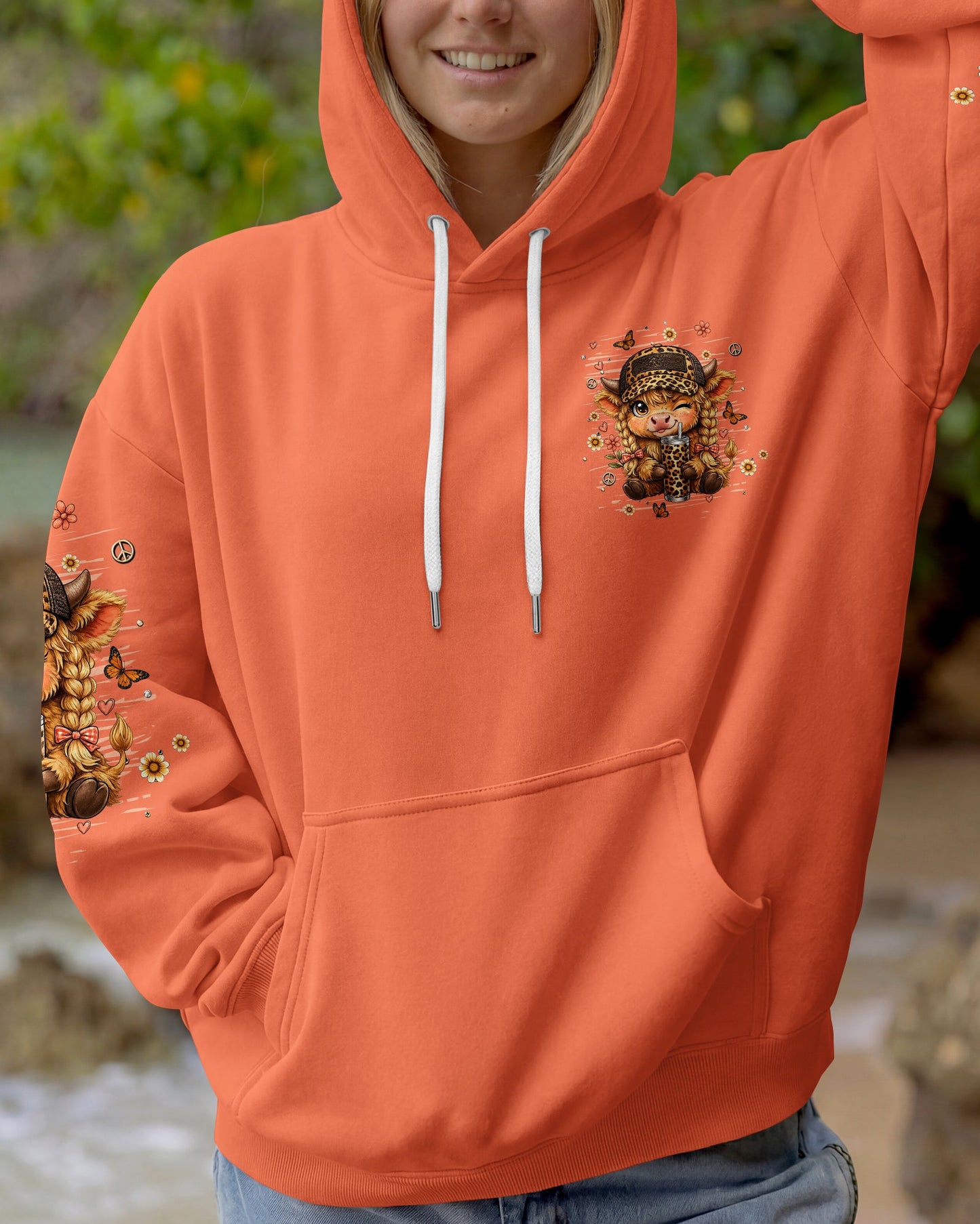SUCK IT UP BUTTERCUP COW ALL OVER PRINT  - TLHN0906261