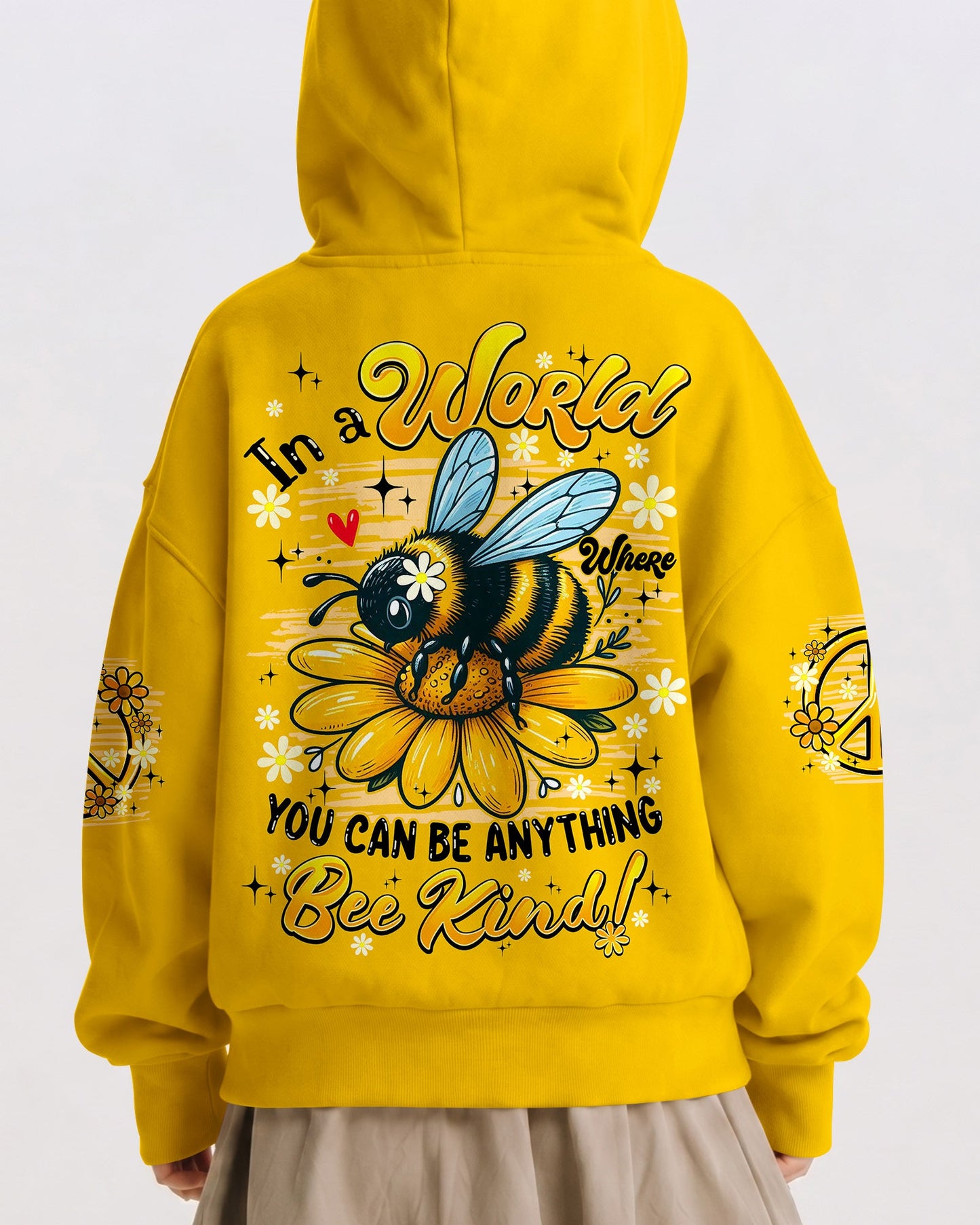IN A WORLD WHERE YOU CAN BE ANYTHING BEE KIND KIDS ALL OVER PRINT - TYQY1106264