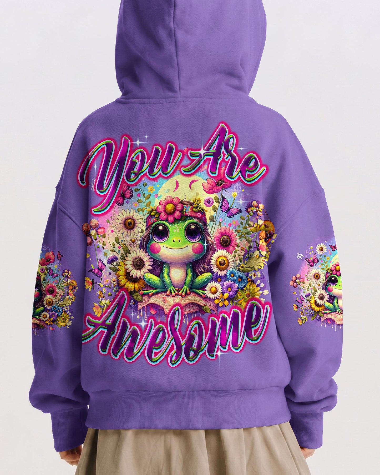 YOU ARE AWESOME FROG KIDS ALL OVER PRINT - TY1912232