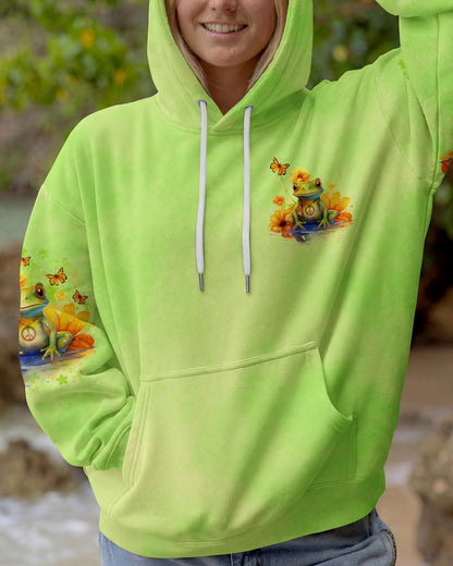 BE YOU THE WORLD WILL ADJUST FROG ALL OVER PRINT - TLNO2909231