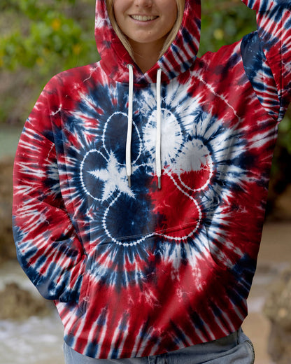 TEXAS PAW PRINT BURST ALL OVER PRINT   - TLTW1206262