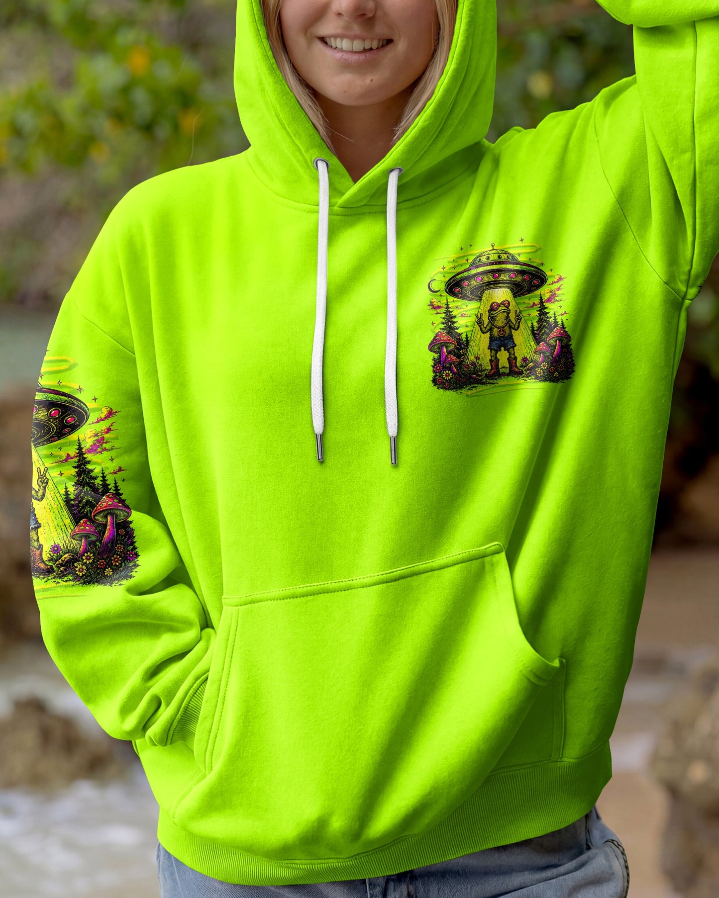 GOTTA GO VIBES ARE OFF FROG ALL OVER PRINT - TLNT1906261