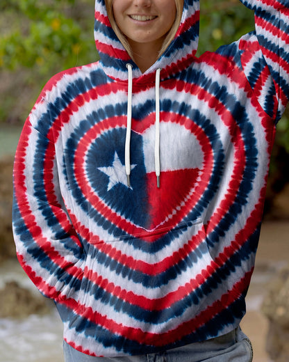 HEART TEXAS STATE RED WHITE & BLUE SWIRL ALL OVER PRINT - TLNO1206262