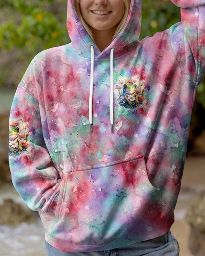 BE YOU THE WORLD WILL ADJUST FROG ALL OVER PRINT - TLHG2605262