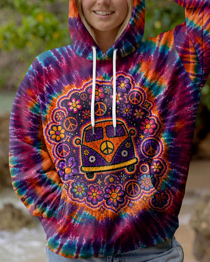 RUNNING AGAINST THE WIND BUS SWIRL ALL OVER PRINT   - TLTW2404263