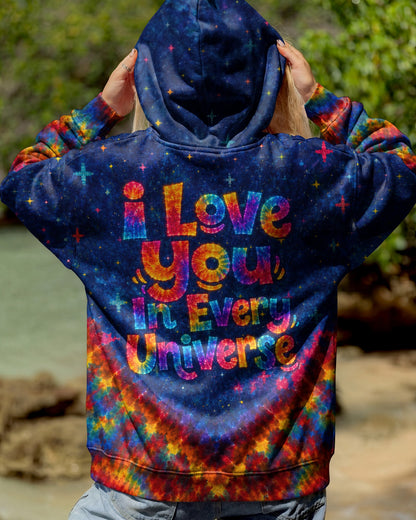 I LOVE YOU IN EVERY UNIVERSE CAT ALL OVER PRINT - KMTM1706261