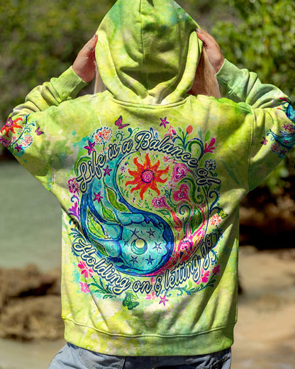 LIFE IS A BALANCE YINYANG SUN MOON ALL OVER PRINT - TLHN2904264