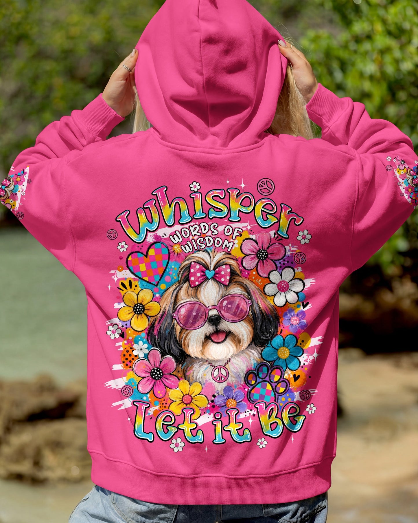 WHISPER WORDS OF WISDOM LET IT BE SHIH TZU DOG ALL OVER PRINT - TYPQ0306261