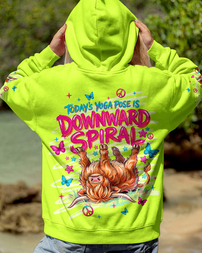 TODAY'S YOGA POSE COW ALL OVER PRINT  - TLNT2505263
