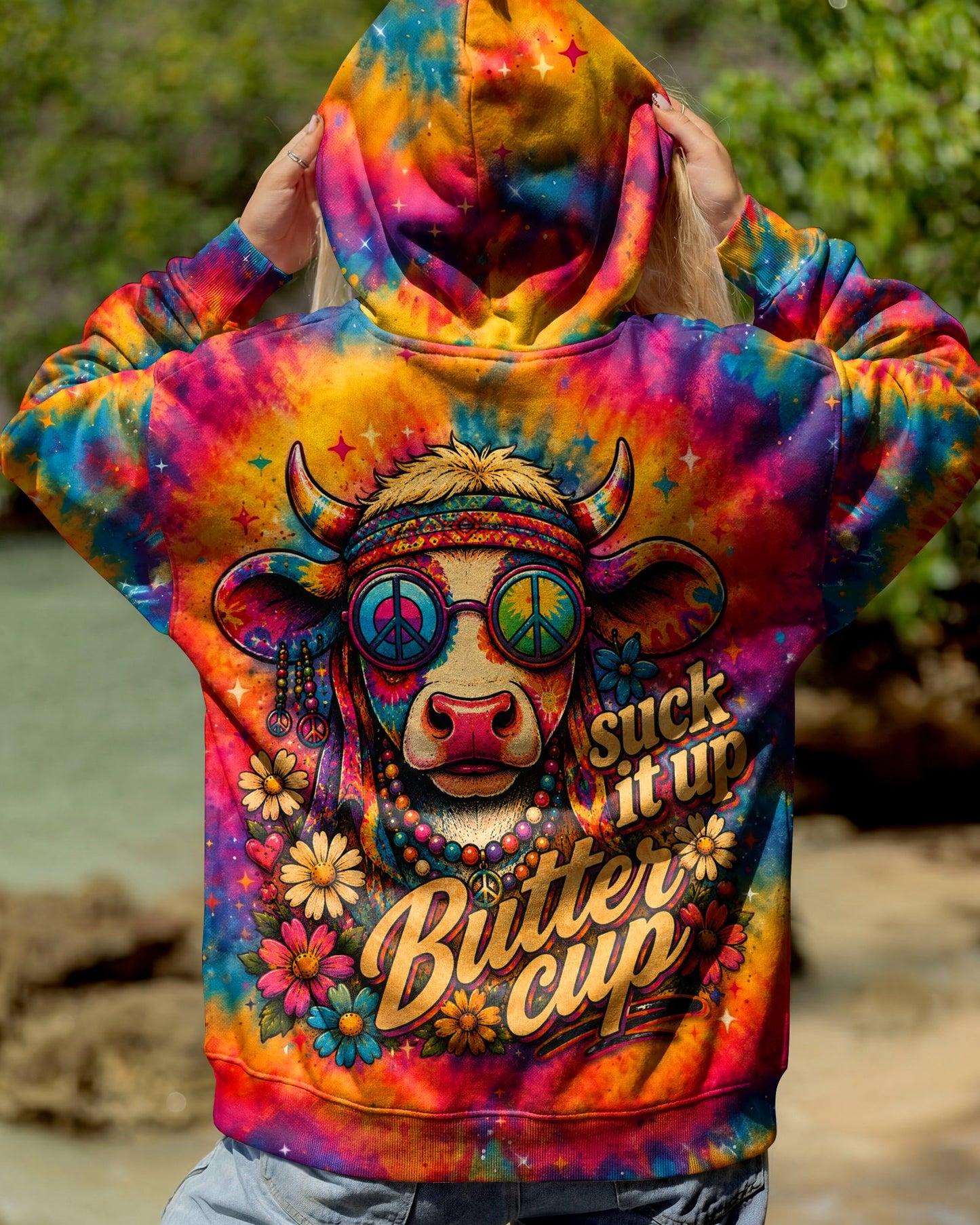 SUCK IT UP BUTTERCUP COW ALL OVER PRINT - TLNO2805262