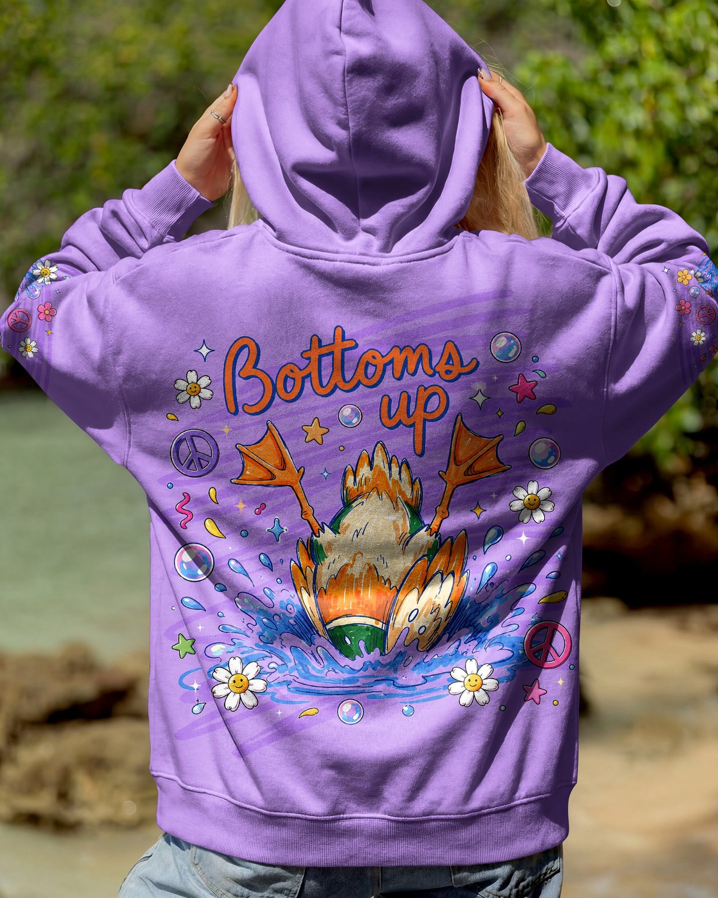 BOTTOMS UP DUCK  ALL OVER PRINT - TLNT0506264