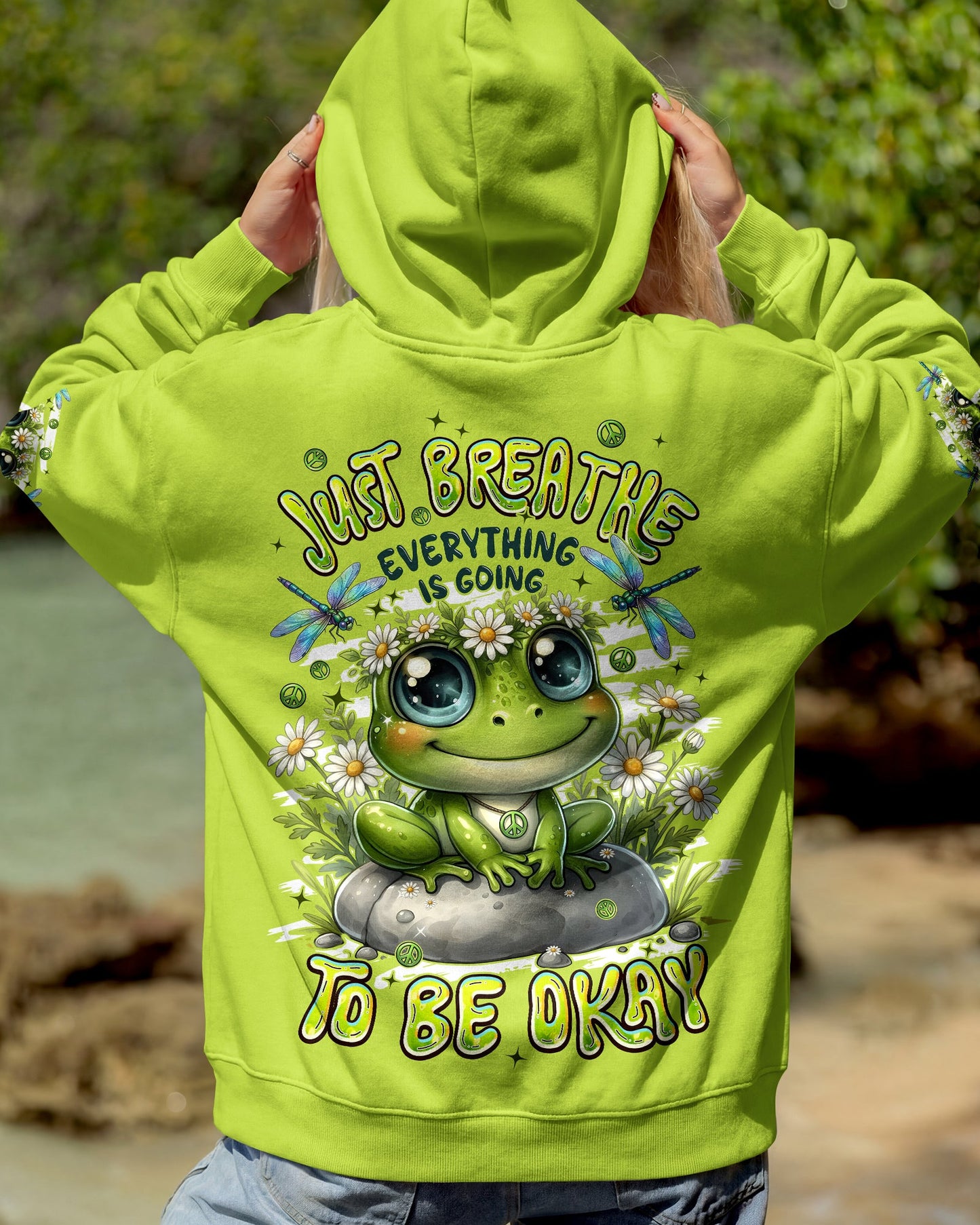 JUST BREATHE FROG ALL OVER PRINT - TYPQ2705261