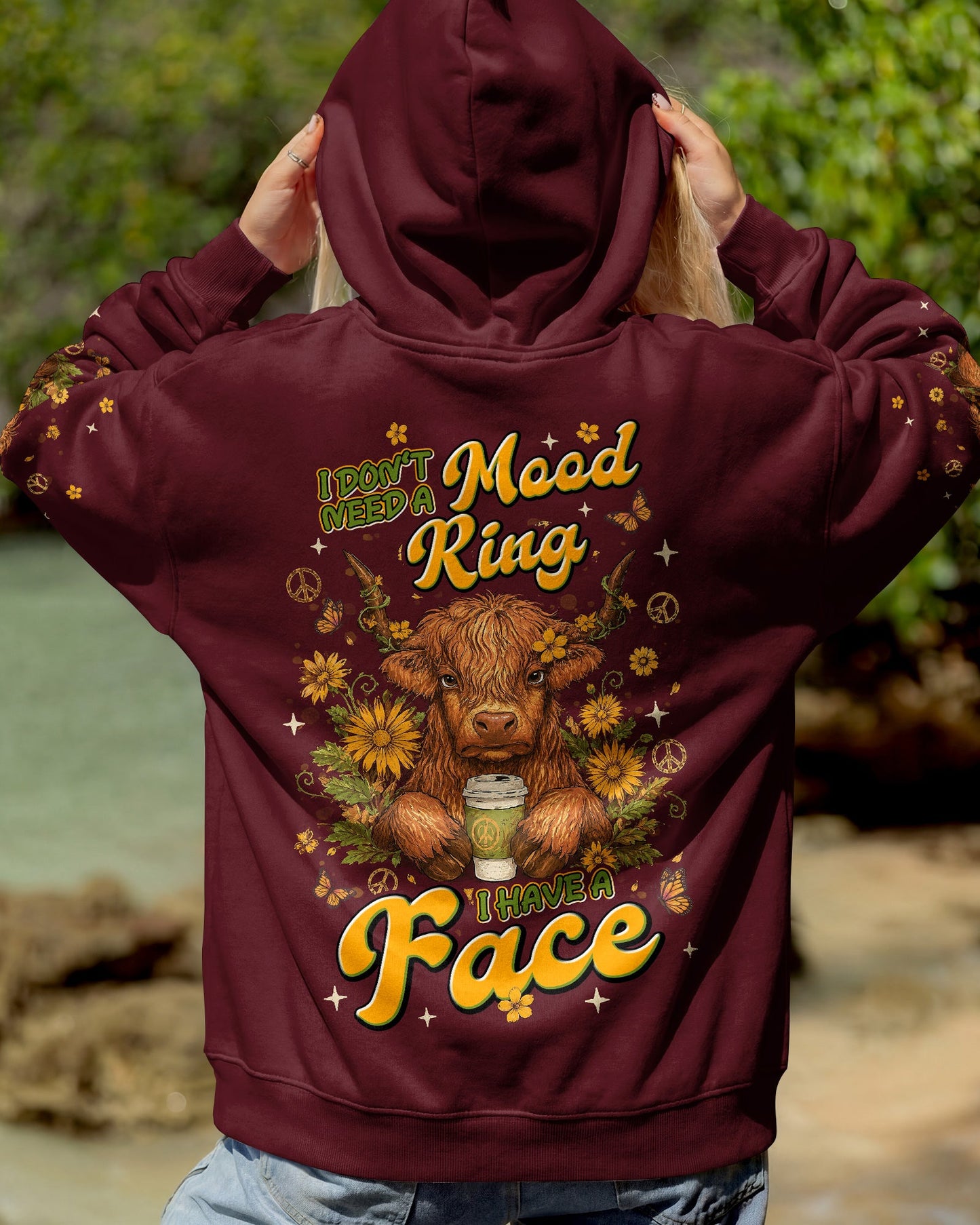 I DON'T NEED A MOOD RING COW ALL OVER PRINT - TLNT2805261