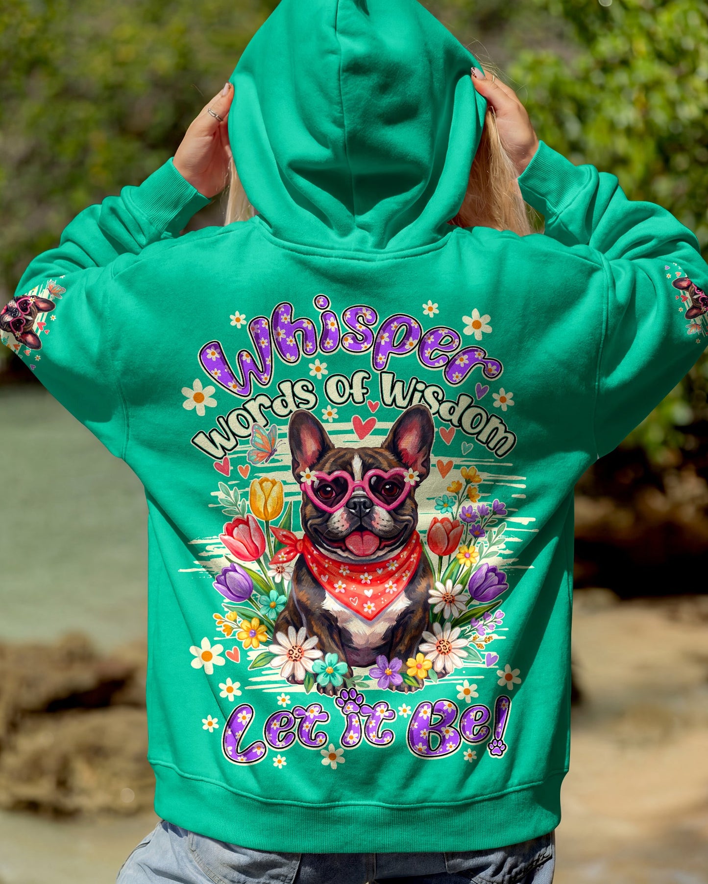 WHISPER WORDS OF WISDOM LET IT BE FRENCH BULLDOG ALL OVER PRINT - TY1105262