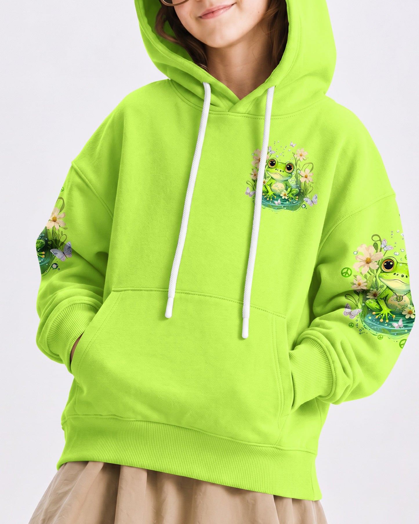 BE YOU THE WORLD WILL ADJUST FROG KIDS ALL OVER PRINT - TLTW1512234