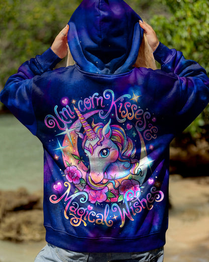 UNICORN KISSES MAGICAL WISHES GALAXY ALL OVER PRINT – KM1604262