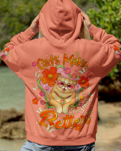 CATS MAKE EVERYTHING BETTER ALL OVER PRINT - TLNT0907263