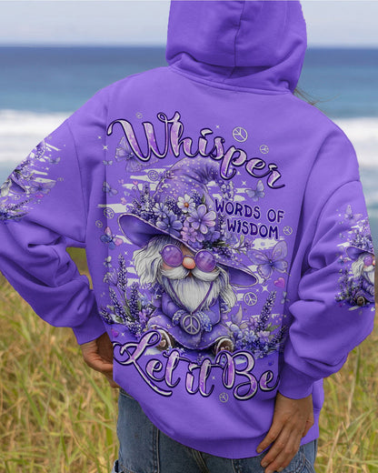 WHISPER WORDS OF WISDOM LET IT BE GNOME ALL OVER PRINT - TYPQ2406263