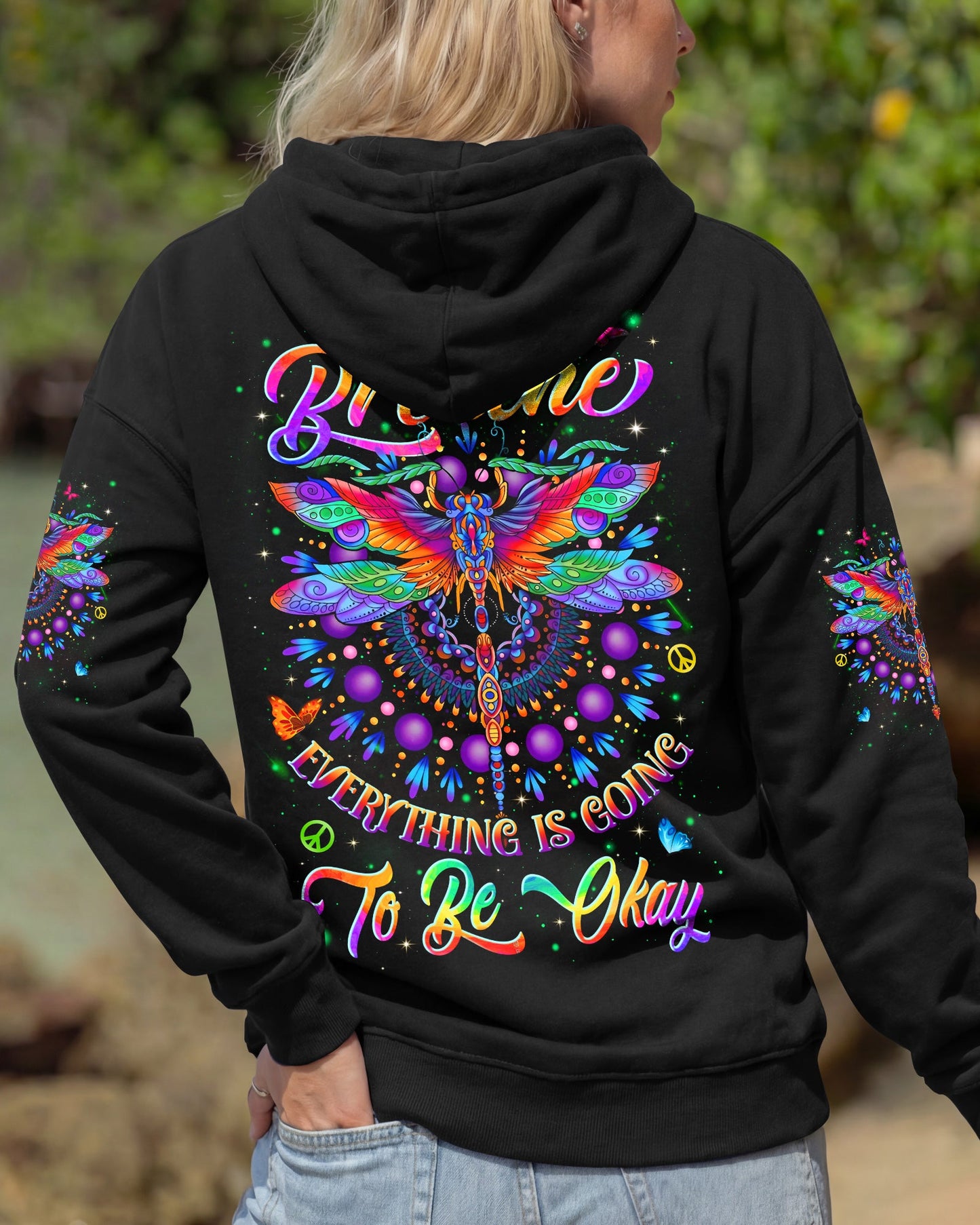 JUST BREATHE DRAGONFLY ALL OVER PRINT - TYLN2204263