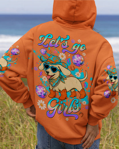LET'S GO GIRLS DACHSHUND DOG ALL OVER PRINT - TLTW1806265