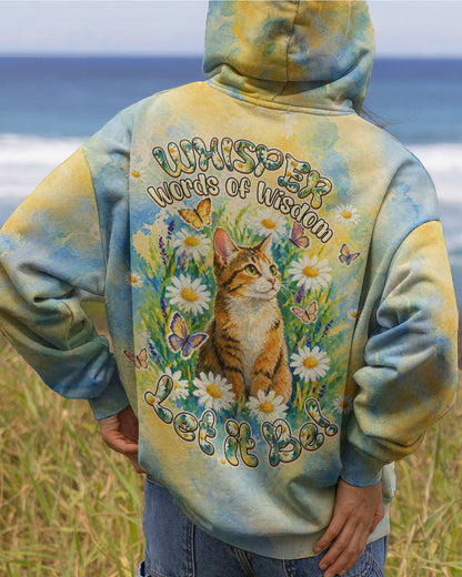 WHISPER WORDS OF WISDOM LET IT BE CAT ALL OVER PRINT   - TLHG2404261