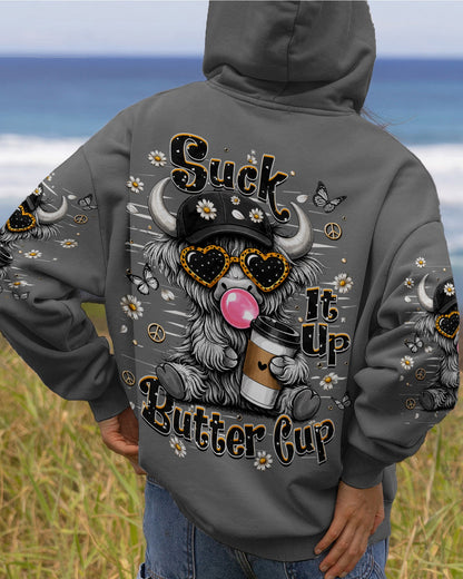 SUCK IT UP BUTTERCUP COW ALL OVER PRINT  - TLHN2505263