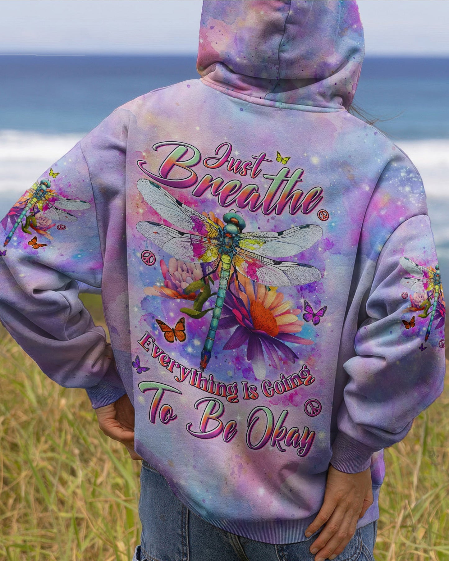 JUST BREATHE DRAGONFLY ALL OVER PRINT - TYLN0904251