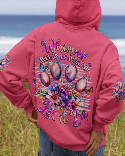 WHISPER WORDS OF WISDOM LET IT BE PAW PRINT  ALL OVER PRINT - TLHG1205261