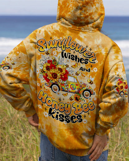 SUNFLOWER WISHES AND HONEY BEE KISSES ALL OVER PRINT - TY2804261