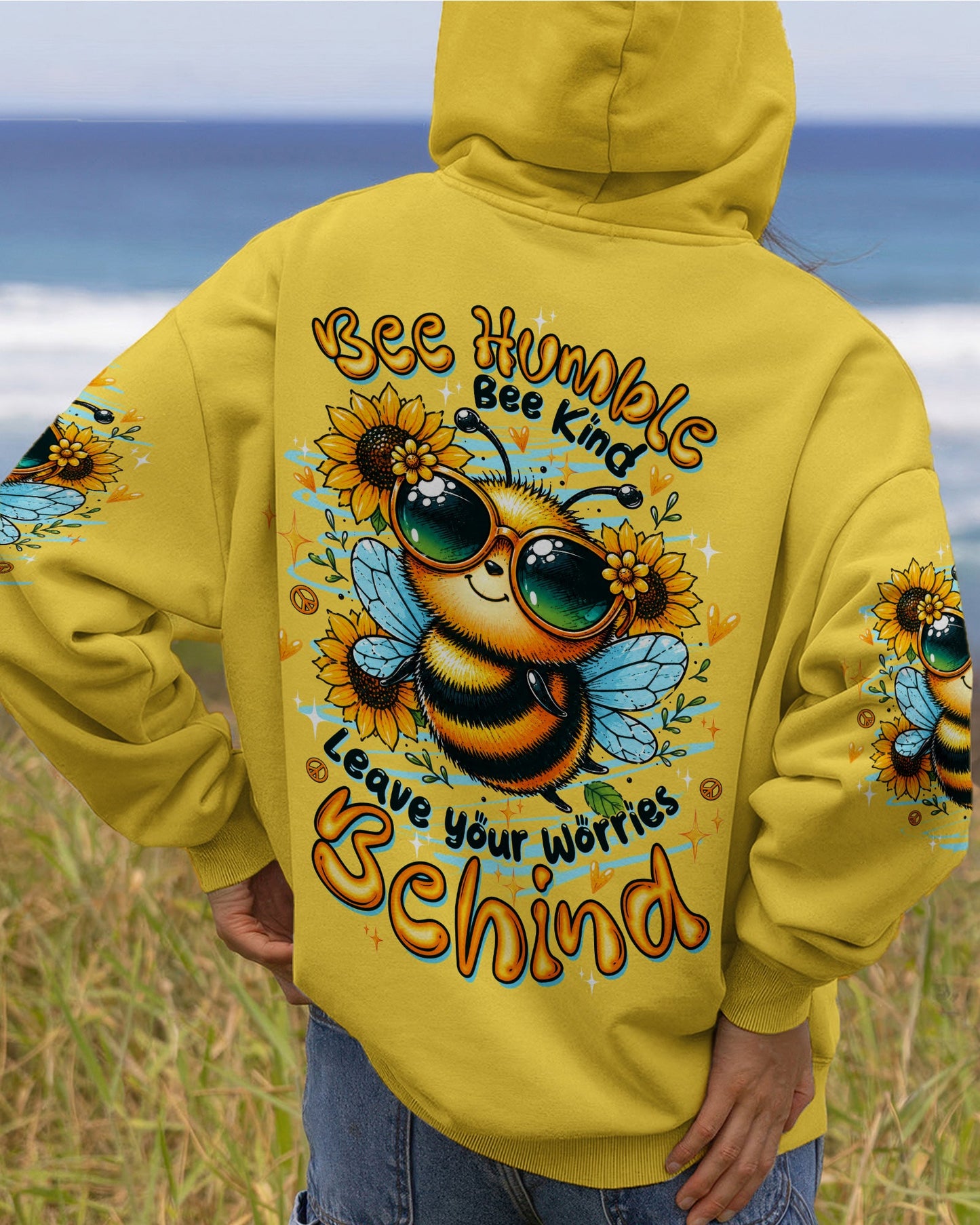BEE HUMBLE BEE KIND BEE ALL OVER PRINT - TLTW0707264