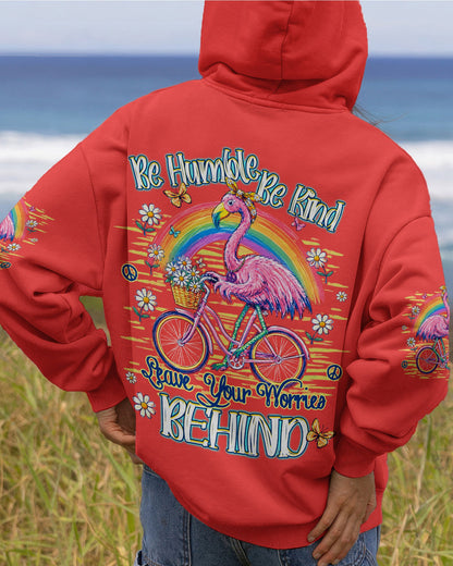 BE HUMBLE BE KIND FLAMINGO ALL OVER PRINT  - TLHG0107264