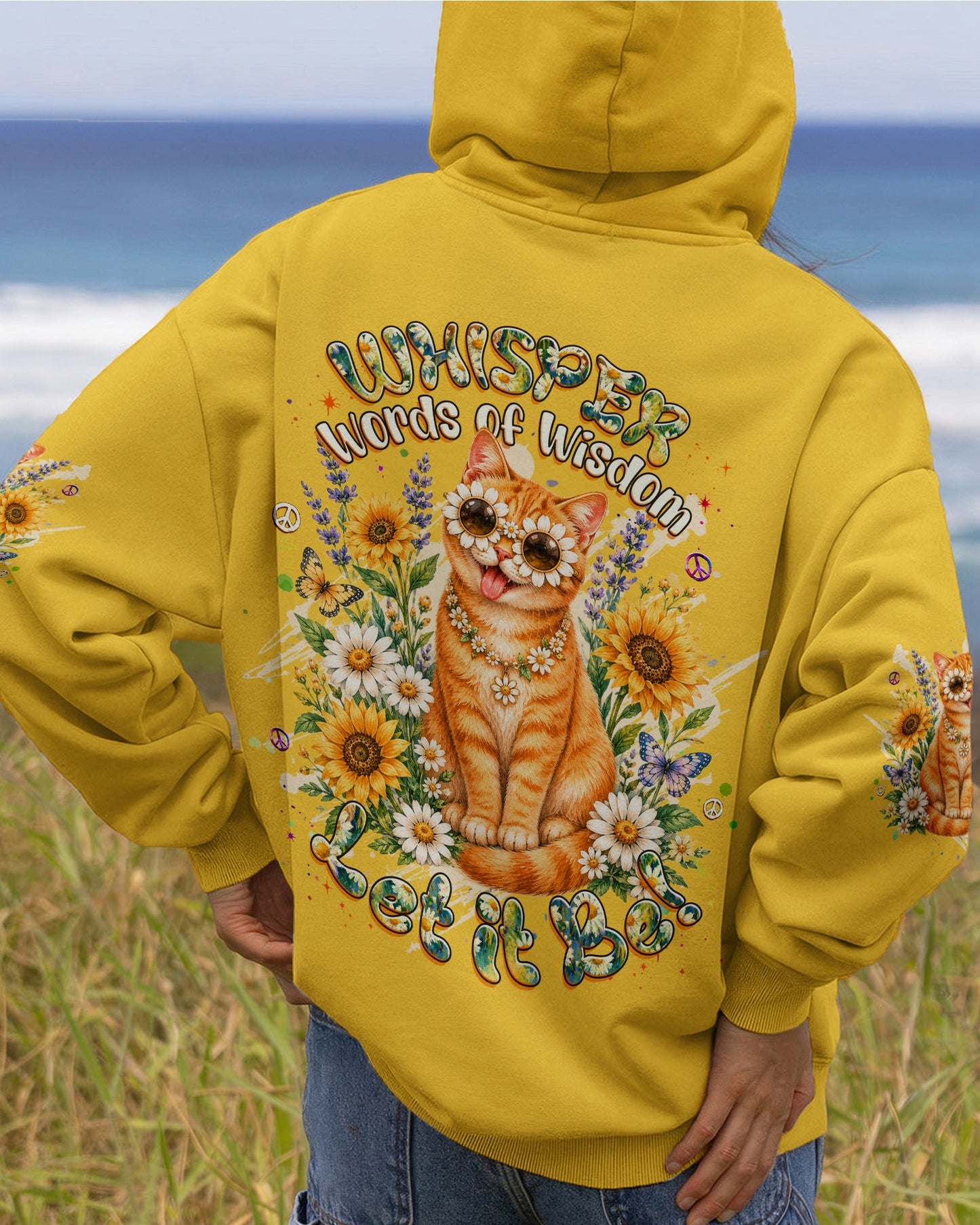 WHISPER WORDS OF WISDOM LET IT BE TABBY CAT ALL OVER PRINT - TLHG1305261