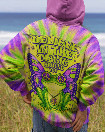 BELIEVE IN THE MAGIC AROUND YOU FROG ALL OVER PRINT - TLHN2804261