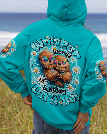 WHISPER WORDS OF WISDOM LET IT BE OTTER ALL OVER PRINT - TY1505262
