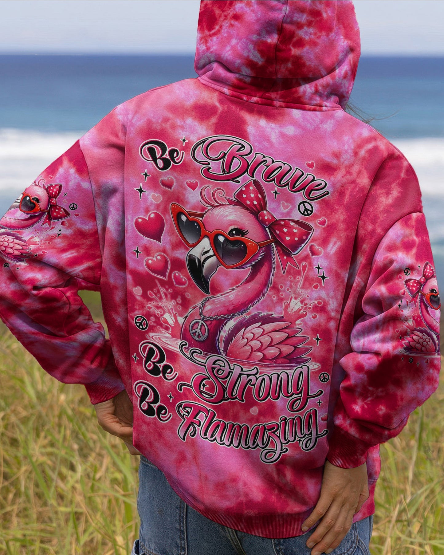 BE FLAMAZING PINK ALL OVER PRINT - TYLN0405261