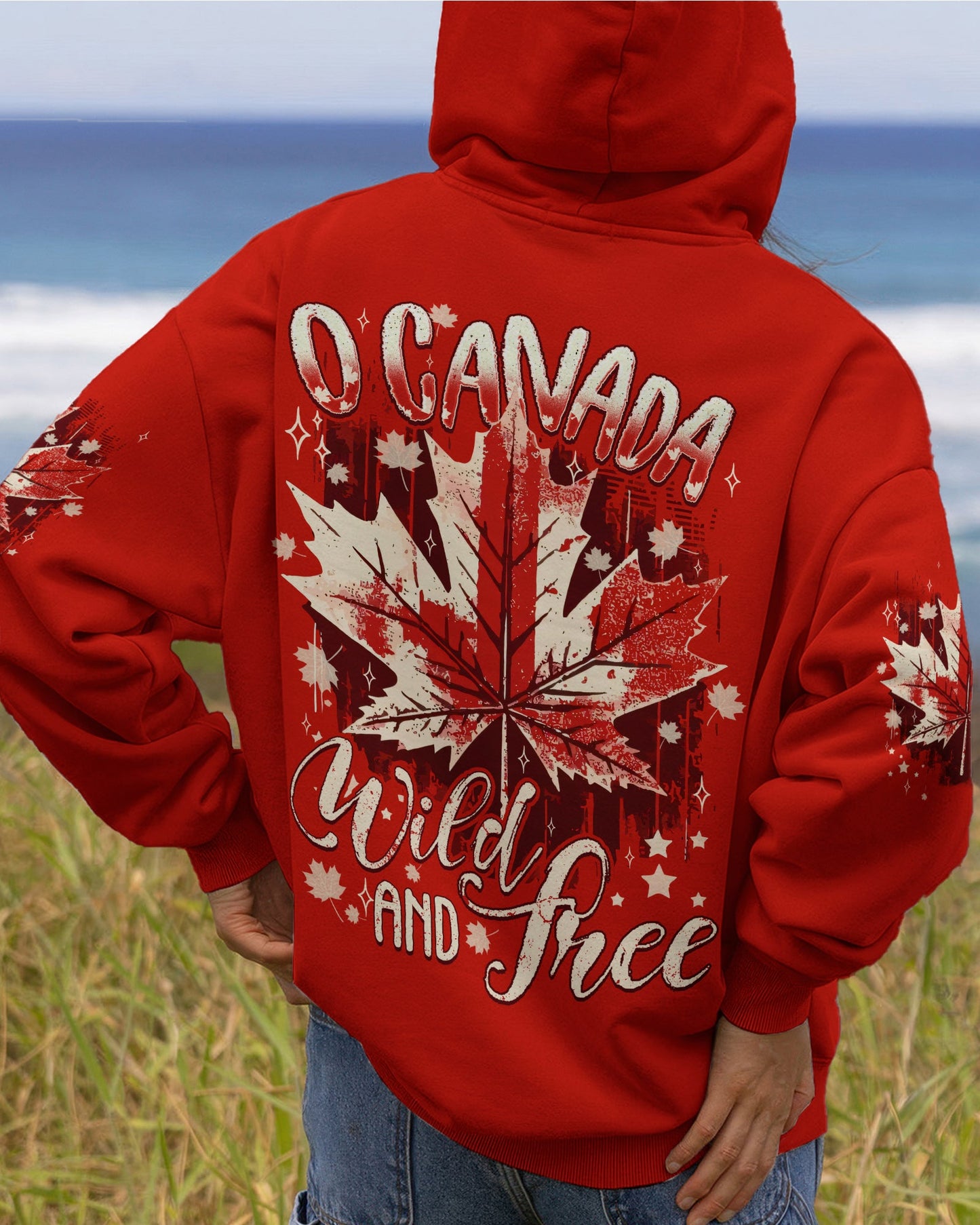 O CANADA WILD AND FREE ALL OVER PRINT - TYQY2406262
