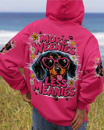 MORE WEENIES LESS MEANIES DOG ALL OVER PRINT - TY1805263