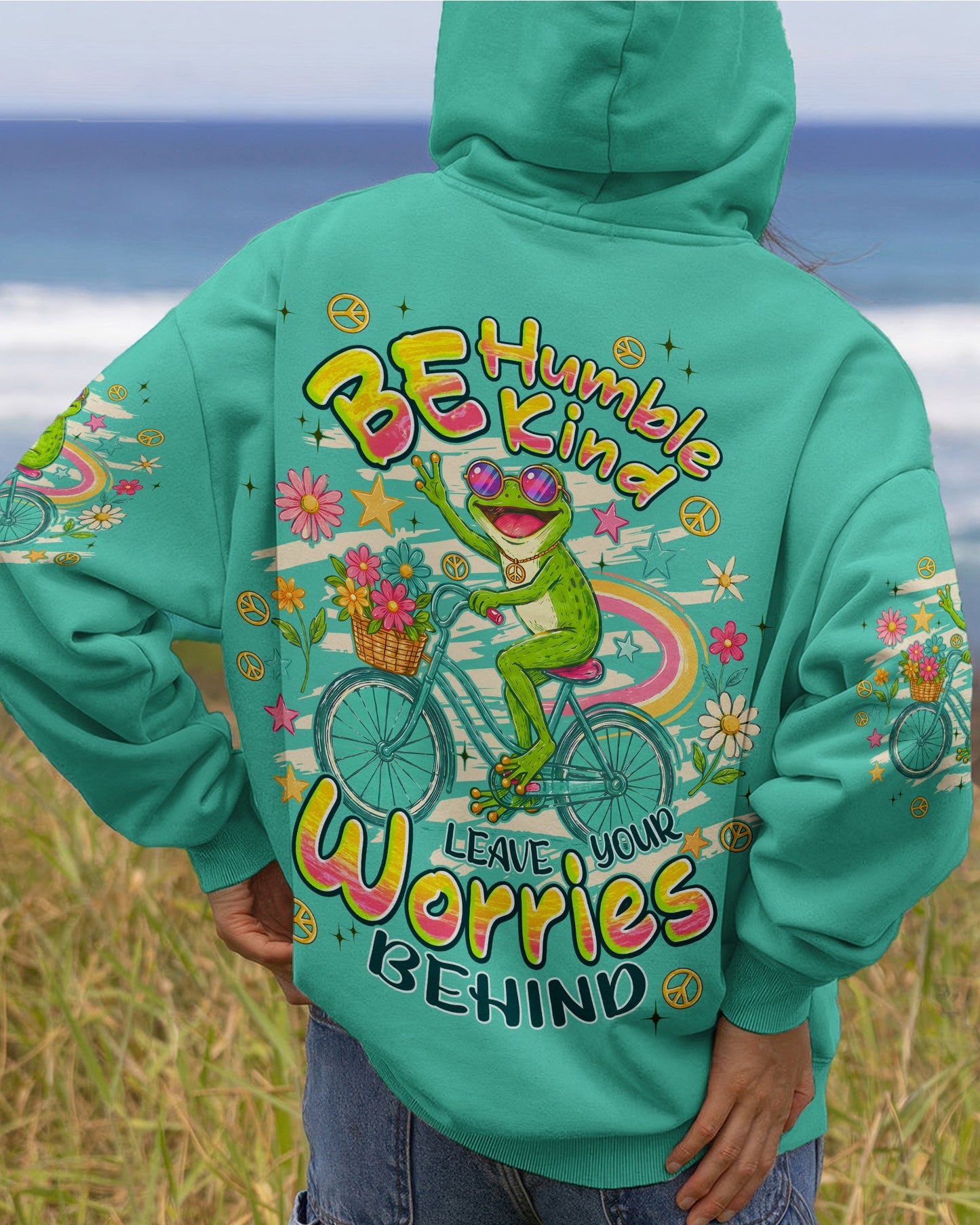 BE HUMBLE BE KIND FROG ALL OVER PRINT - TYPQ0807262