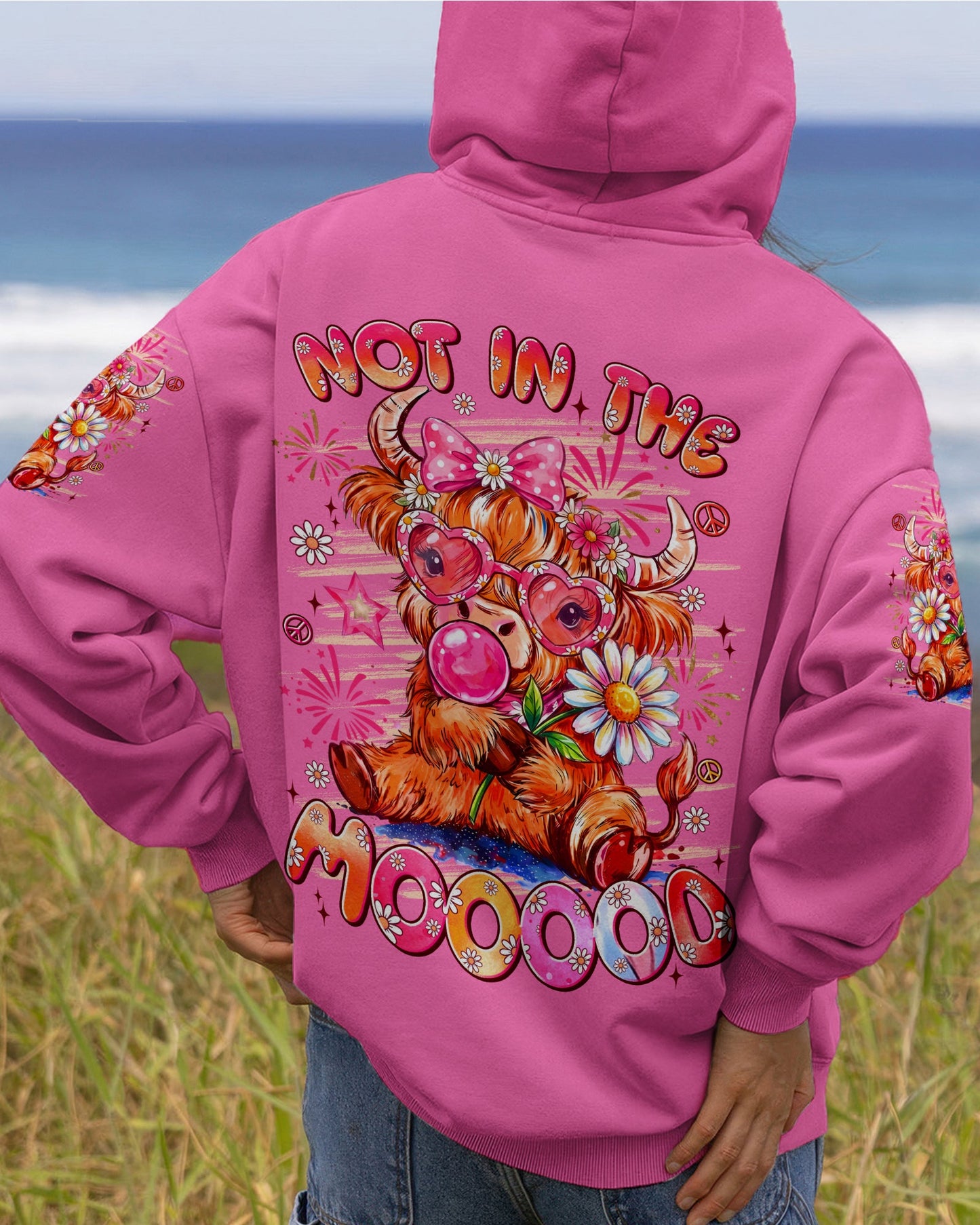 NOT IN THE MOOOOD COW ALL OVER PRINT - TYLN0807262