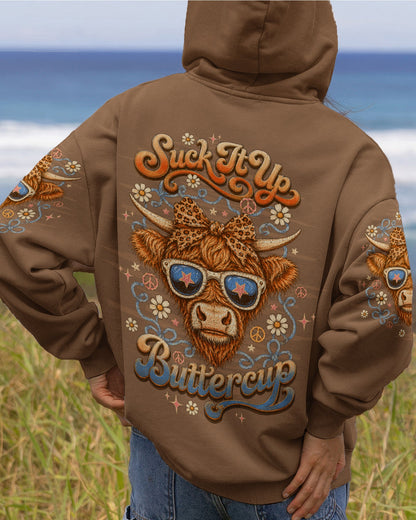 SUCK IT UP BUTTERCUP COW ALL OVER PRINT - TLTW3005262